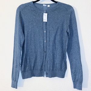 NWT Gray GAP Cardigan Longsleeve Sweater Button Up